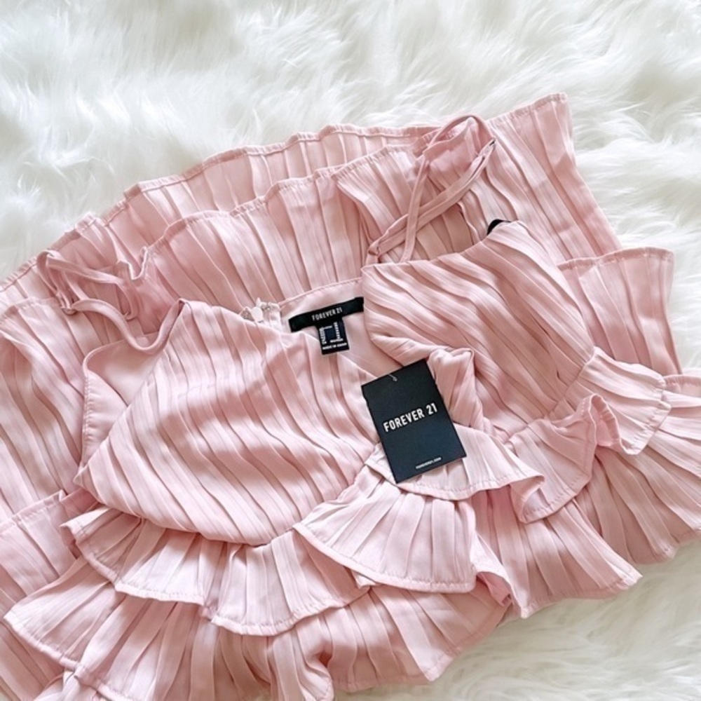 Forever 21 Layered Blush Dress - Picture 5 of 8